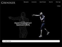 Tablet Screenshot of greneker.com